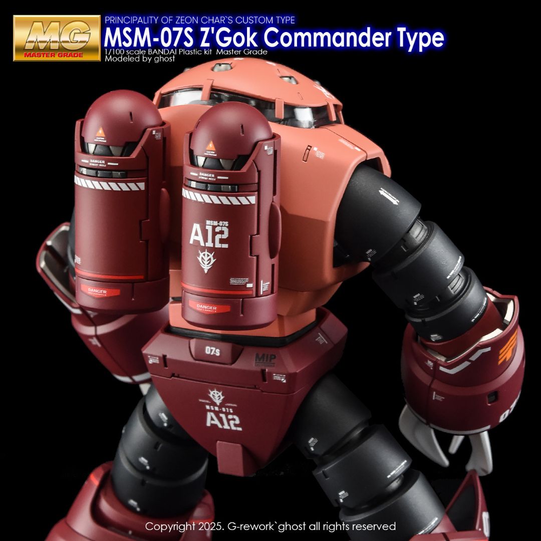 G-Rework Decal - [MG] MSM-07S Z'GOK GOMMANDER TYPE