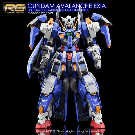 G-Rework Decal - [RG] GN-001 GUNDAM AVALANCHE EXIA