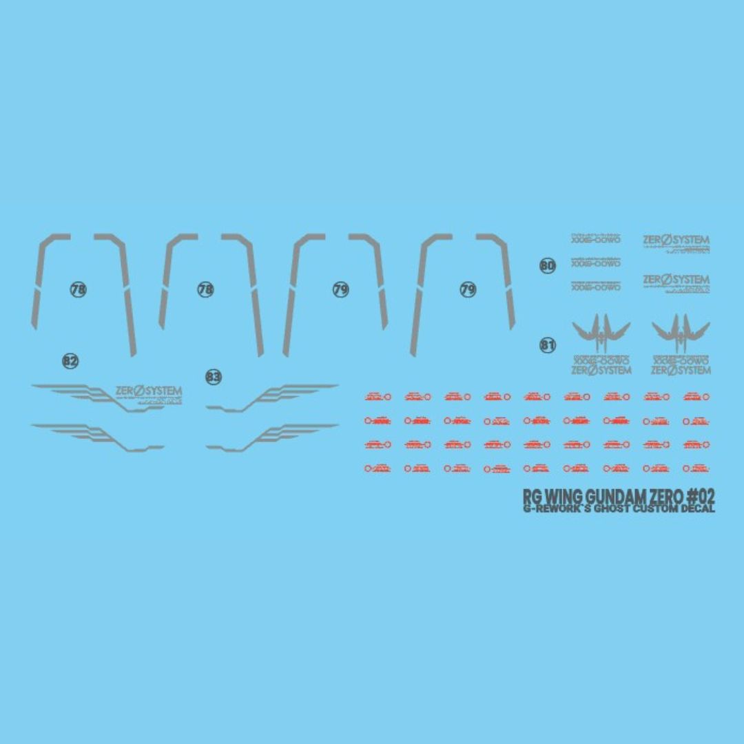 G-Rework Decal - [RG] WING GUNDAM ZERO