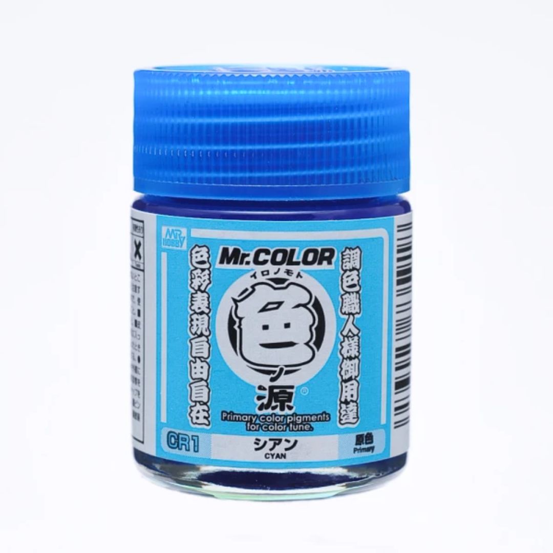 Mr Hobby CR1 Primary Color Pigments Cyan 18ml