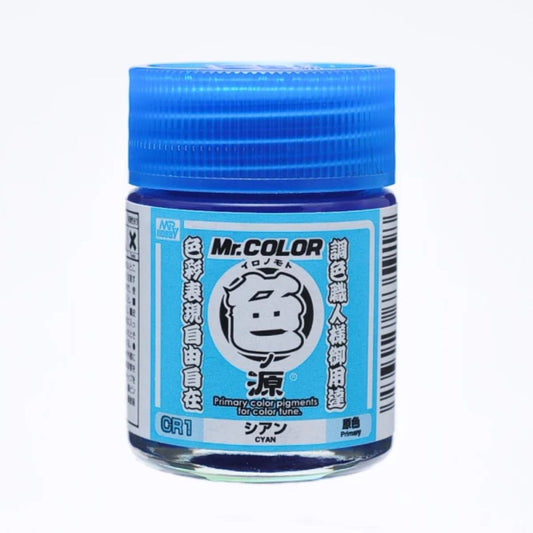 Mr Hobby CR1 Primary Color Pigments Cyan 18ml
