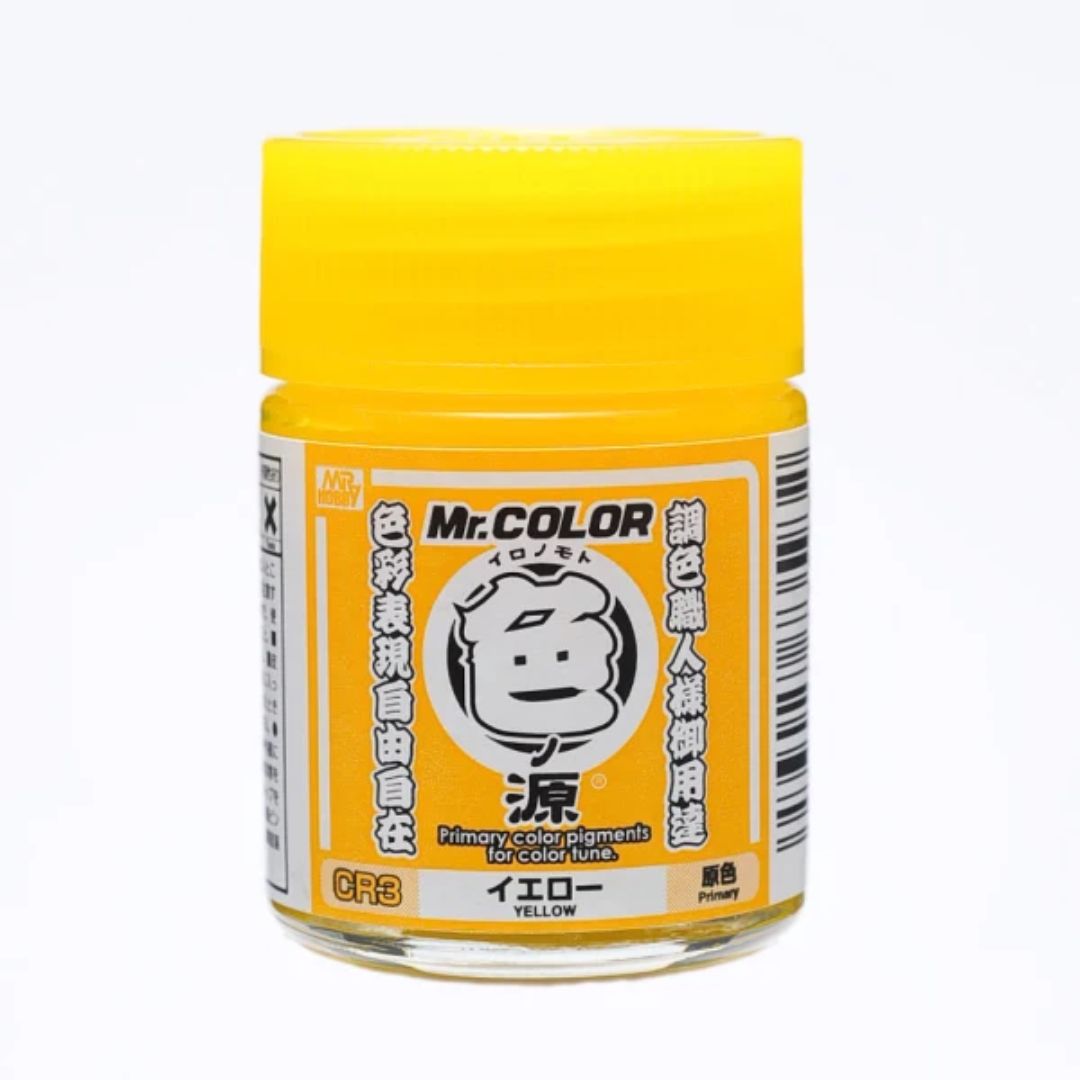 Mr Hobby CR3 Primary Color Pigments Yellow 18ml