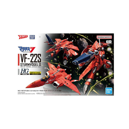 Bandai HG 1/100 VF-22S Sturmvogel _ Milia Farina Jenius Use