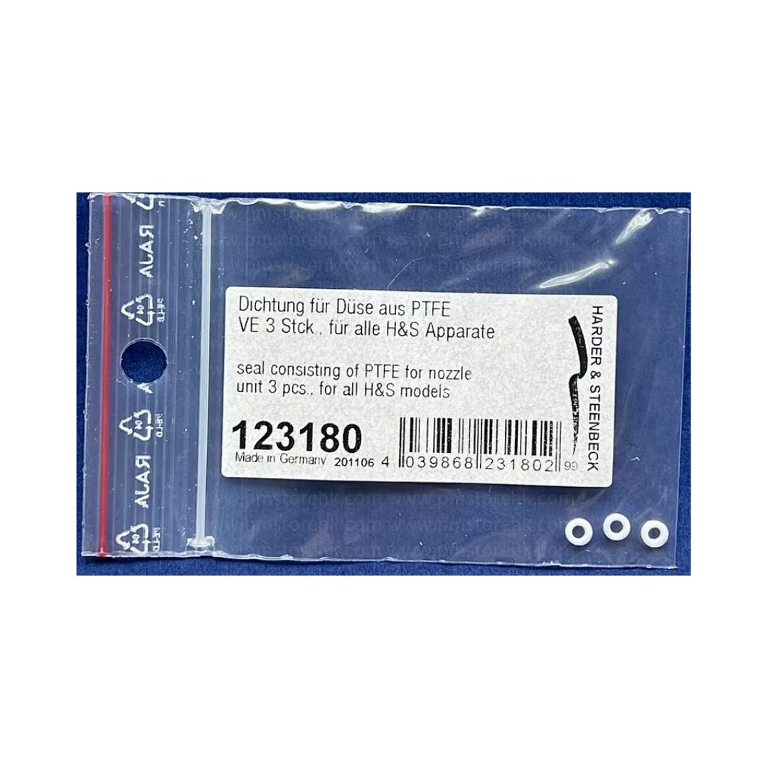 Harder & Steenbeck 123180 Seal consisting of PTFE (nozzle)