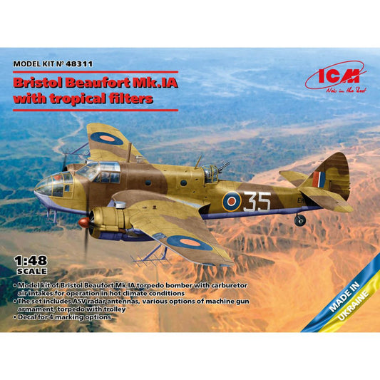 ICM 1/48 Bristol Beaufort MK.IA with Tropical Filters (48311)