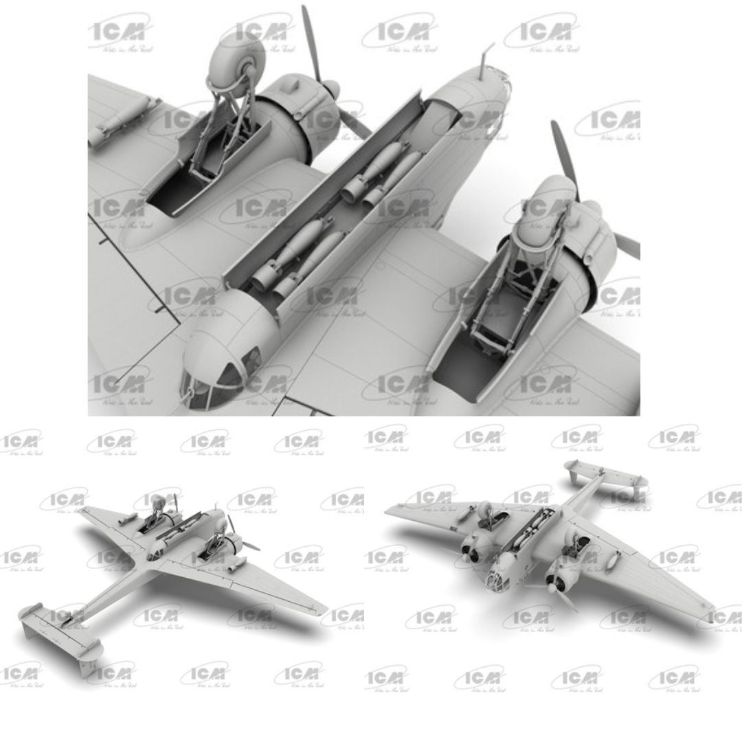ICM 1/48 HP.52 Hampden B.Mk.I WWII British Bomber (48352)