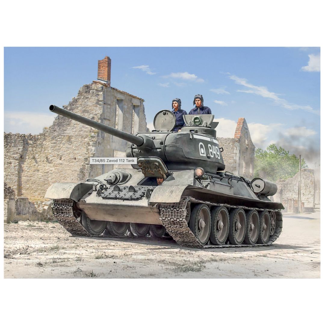 ITALERI 1/35 T34/85 Zavod 112 -1944 (6758)