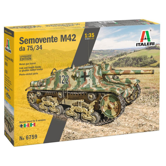 ITALERI 1/35 Semovente M42 da 75/34 Upgraded Edition (6759)