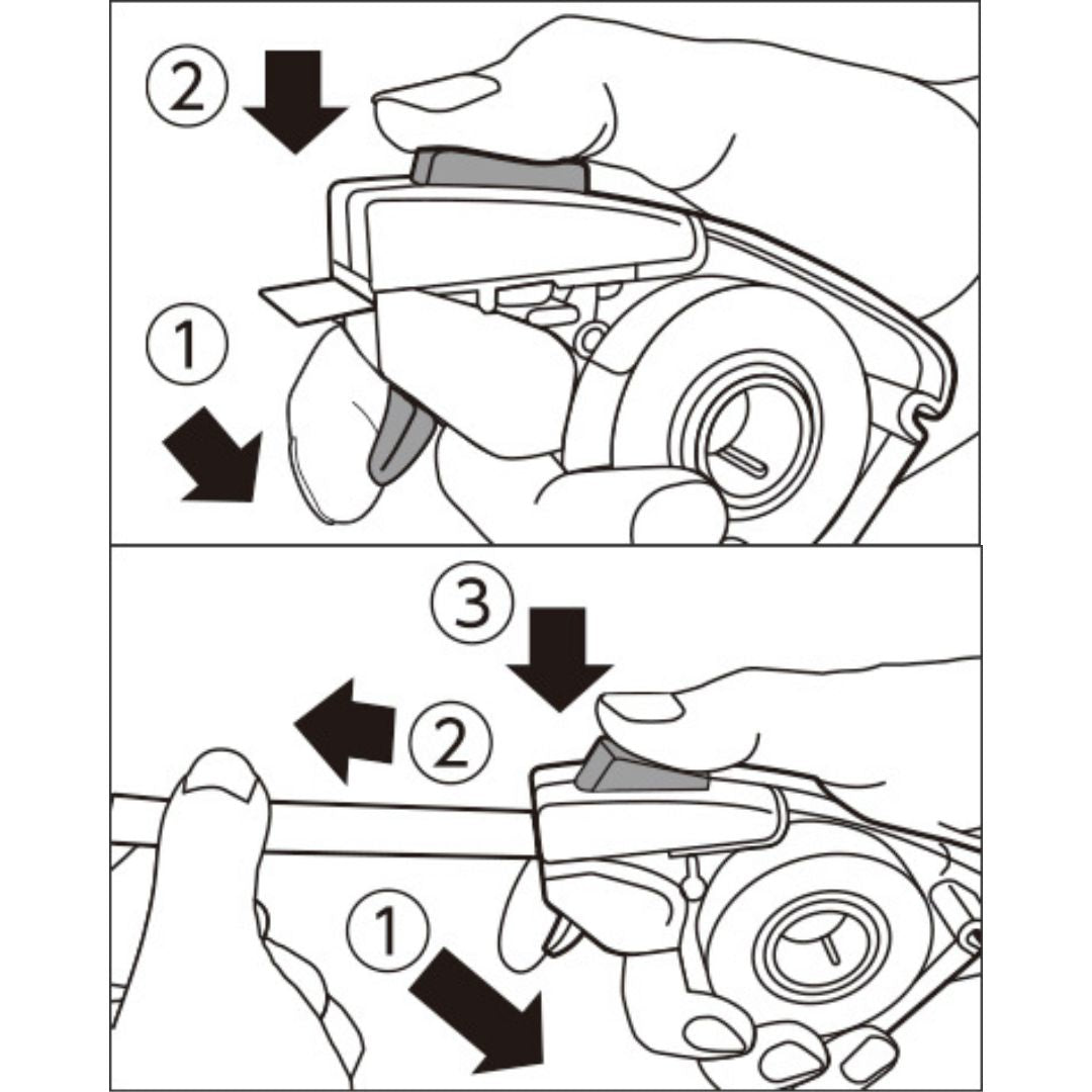 NICHIBAN TC-15P Masking Tape Cutter Push Cut