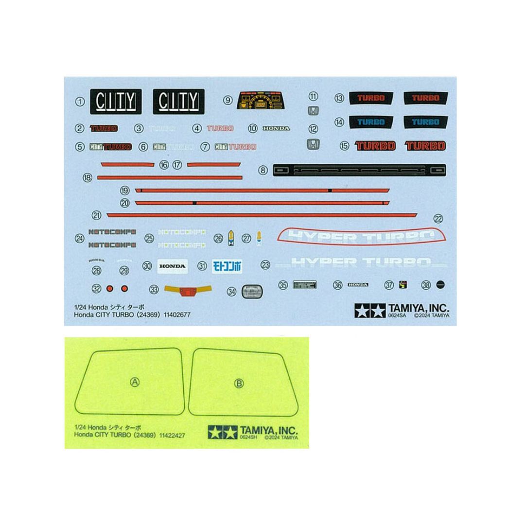 TAMIYA 1/24 Honda City Turbo (24369)
