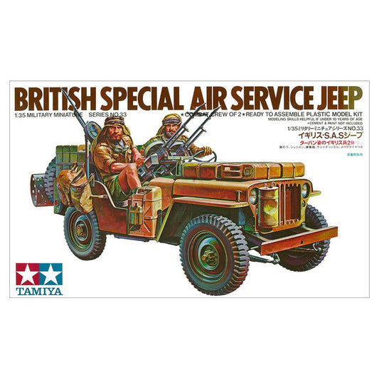 TAMIYA 1/35 British SAS Jeep (35033)