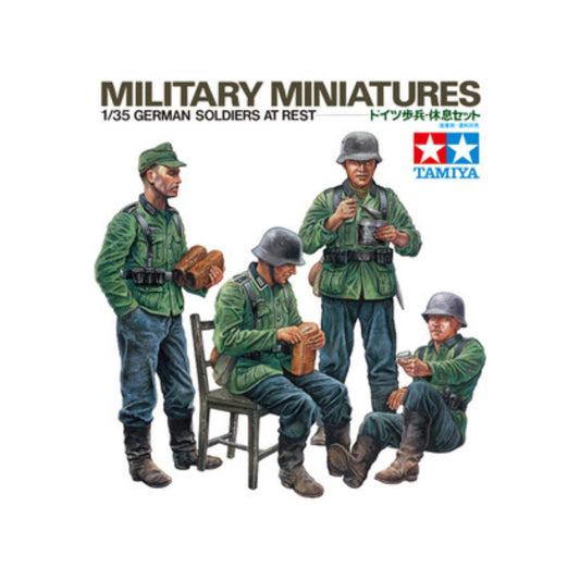 TAMIYA 1/35 Scale German Soldiers At Rest (35129)