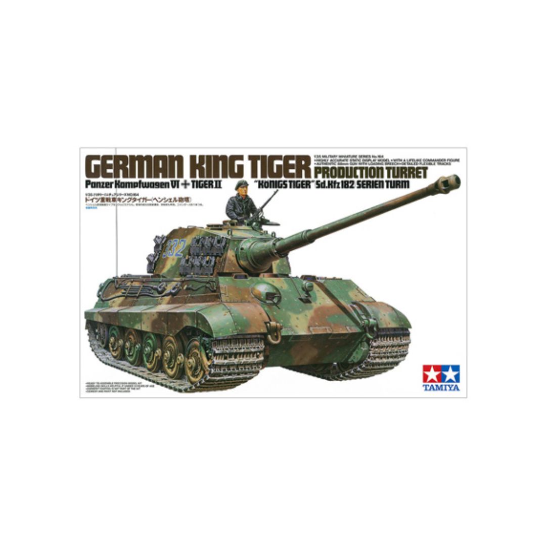 TAMIYA 1/35 German King Tiger "Production Turret" (35164)