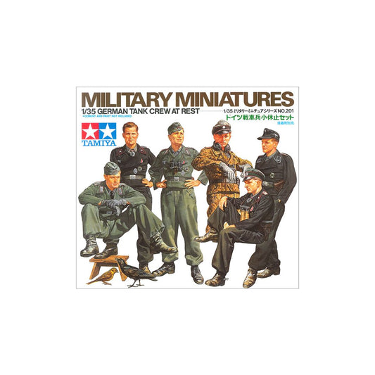 TAMIYA 1/35 German Tank Crew At Rest (35201)