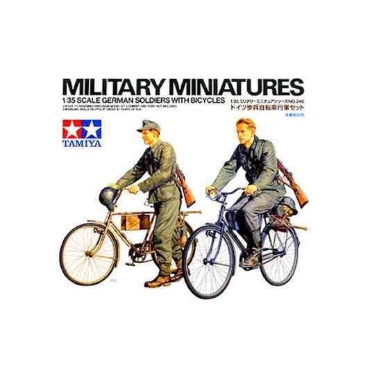 TAMIYA 1/35 German Soldiers With Bicycles (35240)