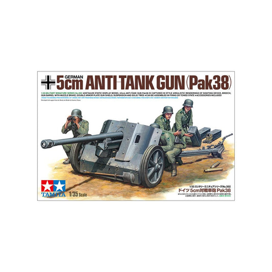 TAMIYA 1/35 GERMAN 5cm ANTI-TANK GUN (Pak38) (35392)