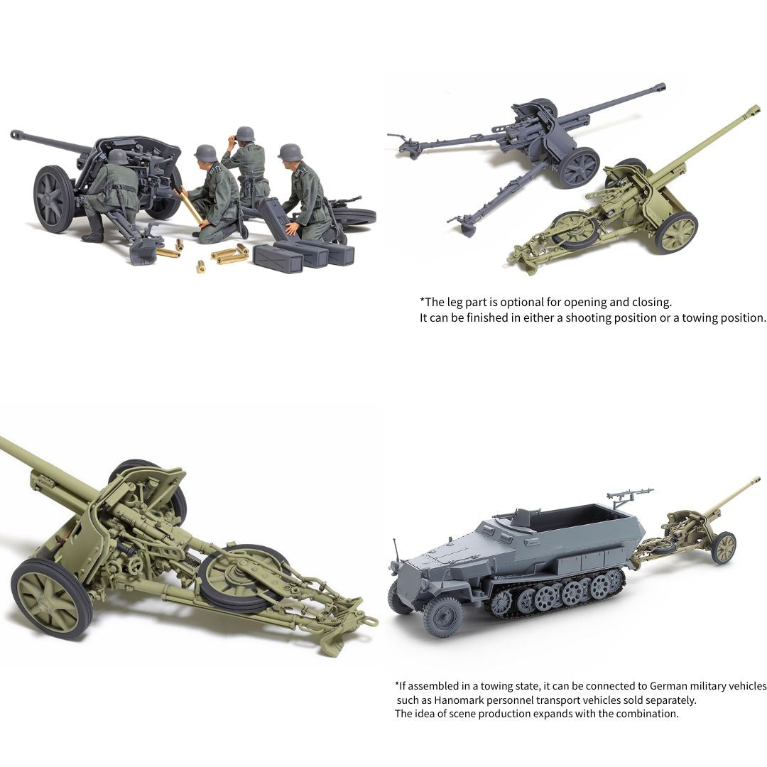 TAMIYA 1/35 GERMAN 5cm ANTI-TANK GUN (Pak38) (35392)