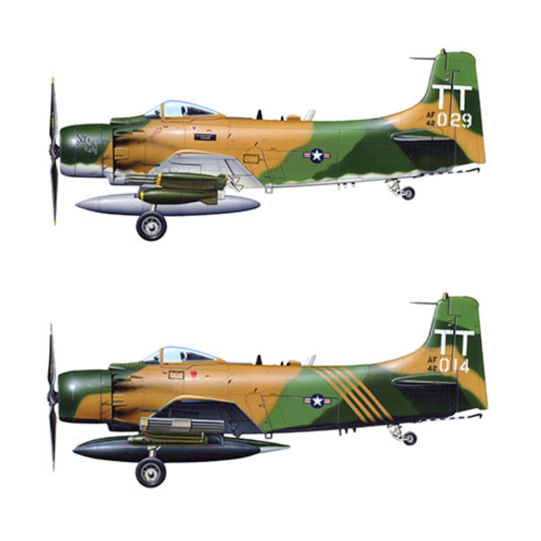 TAMIYA 1/48 DOUGLAS A-1J Skyraiderª US Air Force (61073)