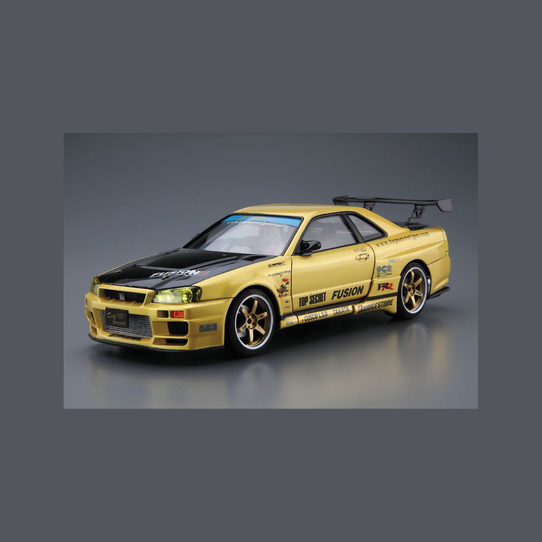 AOSHIMA 1/24 Topsecret BNR34 Skyline GT-R '99 (Nissan) (20089)