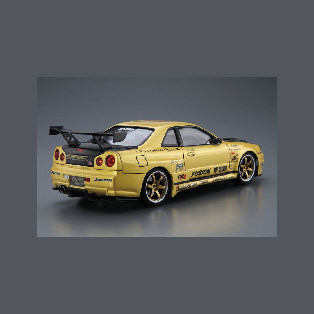 AOSHIMA 1/24 Topsecret BNR34 Skyline GT-R '99 (Nissan) (20089)