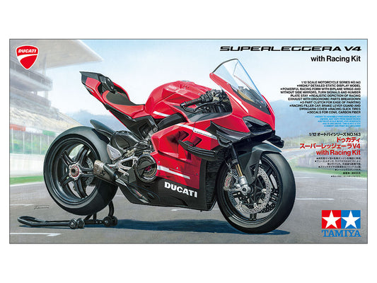 TAMIYA 1/12 Ducati Superleggera V4 with Racing Kit (14143)