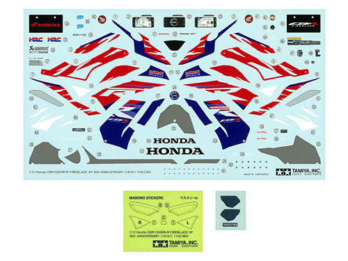 TAMIYA 1/12 Honda CBR1000RR-R Fireblade Special 30th Anniversary (14141)