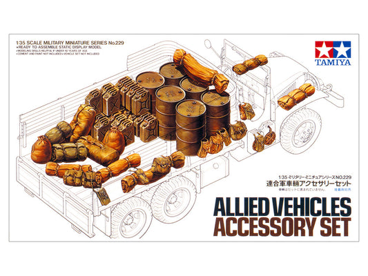 TAMIYA 1/35 Allied Vehicles Accessory Set (35229)