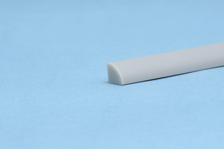 WAVE OM321 - OM325 Plastic Rod 1/4 round