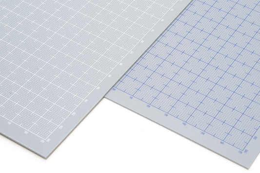 WAVE OM301 Plastic Plate B5 Grey 0.3 (Scale: White) (2 Sheets)