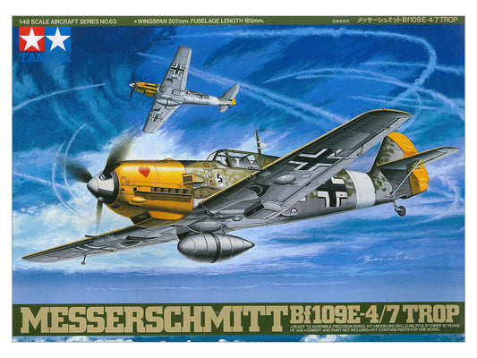 TAMIYA 1/48 Messerschmitt Bf 109 E-4/7 Trop (61063)