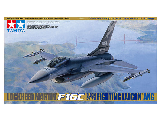 TAMIYA 1/48 Lockheed Martin F-16C [Block 25/32] Fighting Falcon Ang (61101)